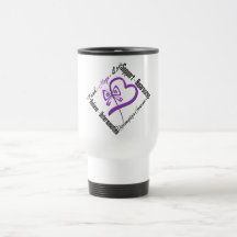Faith Hope Love Butterfly - Fibromyalgia Awareness Coffee Mugs