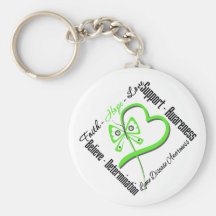 Faith Hope Love Butterfly - Lyme Disease Keychain