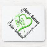 Faith Hope Love Butterfly - Lyme Disease mousepads