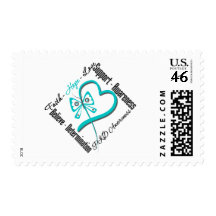 Faith Hope Love Butterfly - PKD Awareness Stamps