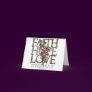 Faith Hope Love Christian Bible Verse Cards