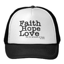 Faith Hope Love Hat