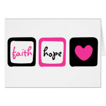 Faith Hope Love Heart 1 Corinthians 13:13 Greeting Card