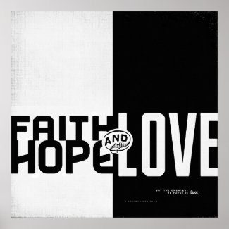 Faith, Hope, Love II Print