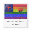 FAITH HOPE & LOVE magnets