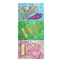 Faith, Hope, Love Poster (Vertical) posters by donnabellasangels Faith, Hope, Love Poster (Vertical) posters