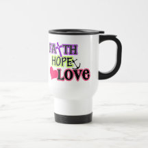 Faith Hope Love (symbols) Mugs