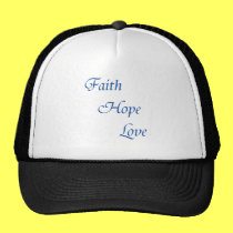 Faith Hope Love (Virtues Product) hats