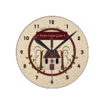 Faith Hope Love Wall Clock