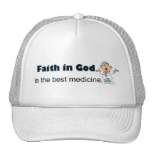 Faith in God is the best medicine with doctor Hat