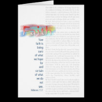 Faith Inspirational Greeting Card cards