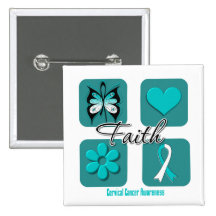 Faith Inspirations Cervical Cancer Buttons