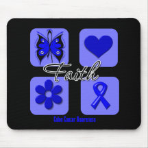 Faith Inspirations Colon Cancer Mousepad