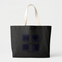Faith Inspirations Colon Cancer Tote Bags