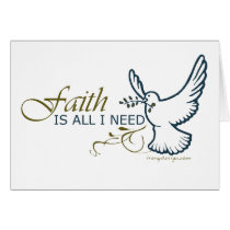 Faith is All I Need cards