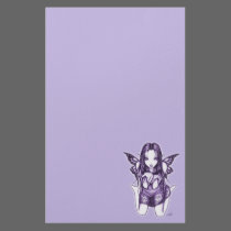 "Faith" Kneeling Butterfly Fairy Art Stationery