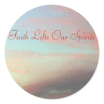 Faith Lifts Our Spirits stickers by DesignsbyMel Faith Lifts Our Spirits stickers