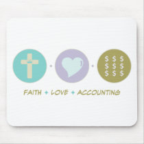Faith Love Accounting Mouse Pads