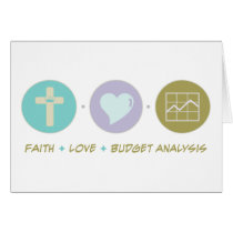 Faith Love Budget Analysis cards