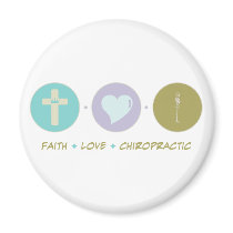 Faith Love Chiropractic Refrigerator Magnet