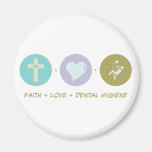 Faith Love Dental Hygiene Magnets