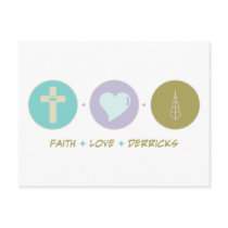 Faith Love Derricks postcards by sciencewillprevail Faith Love Derricks postcards
