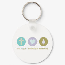 Faith Love Environmental Engineering keychains by sciencewillprevail Faith Love Environmental Engineering keychains