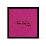 faith + love - fear= dreams accomplished post cards
