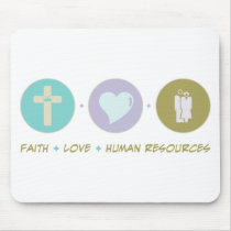 Faith Love Human Resources mousepads