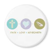 Faith Love Keyboards magnets