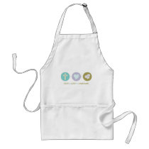 Faith Love Languages aprons by sciencewillprevail Faith Love Languages aprons