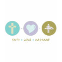 Faith Love Massage t-shirts by sciencewillprevail Faith Love Massage t-shirts