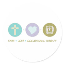 Faith Love Occupational Therapy Stickers