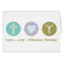 Faith Love Personal Training cards by sciencewillprevail Faith Love Personal Training cards