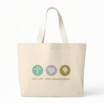 Faith Love Speech Language Pathology bags by sciencewillprevail Faith Love Speech Language Pathology bags
