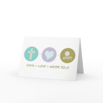 Faith Love Water Polo cards by sciencewillprevail Faith Love Water Polo cards