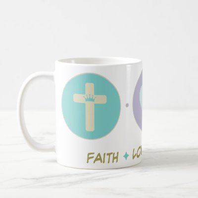 Faith Love Weddings Mugs