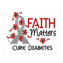 Faith Matters 3 Diabetes Post Cards