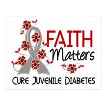 Faith Matters 3 Juvenile Diabetes Postcard