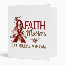 Faith Matters 3 Multiple Myeloma 3 Ring Binders