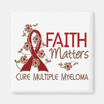 Faith Matters 3 Multiple Myeloma Refrigerator Magnet