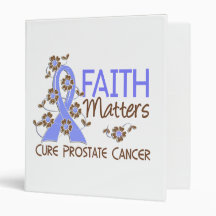 Faith Matters 3 Prostate Cancer Vinyl Binders