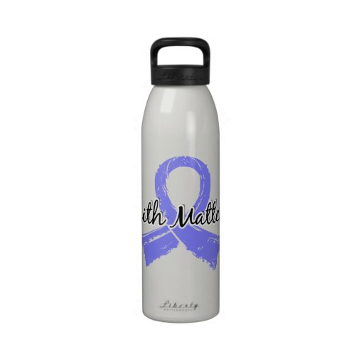 Faith Matters 5 Addison's Disease Reusable Water Bottle