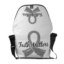 Faith Matters 5 Brain Tumor Courier Bag