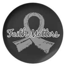 Faith Matters 5 Brain Tumor Party Plates