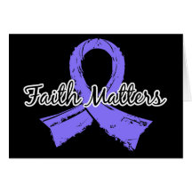 Faith Matters 5 Stomach Cancer Greeting Cards
