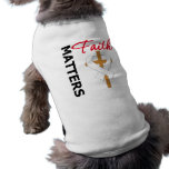 Faith Matters Lung Cancer Pet Tshirt