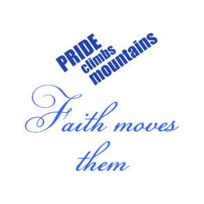 Faith moves mountains Christian shirt