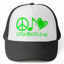 Faith.Music.Love. Trucker Hat