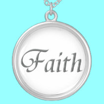 "Faith" Necklace (Sterling Silver) by Artists4God "Faith" Necklace (Sterling Silver)